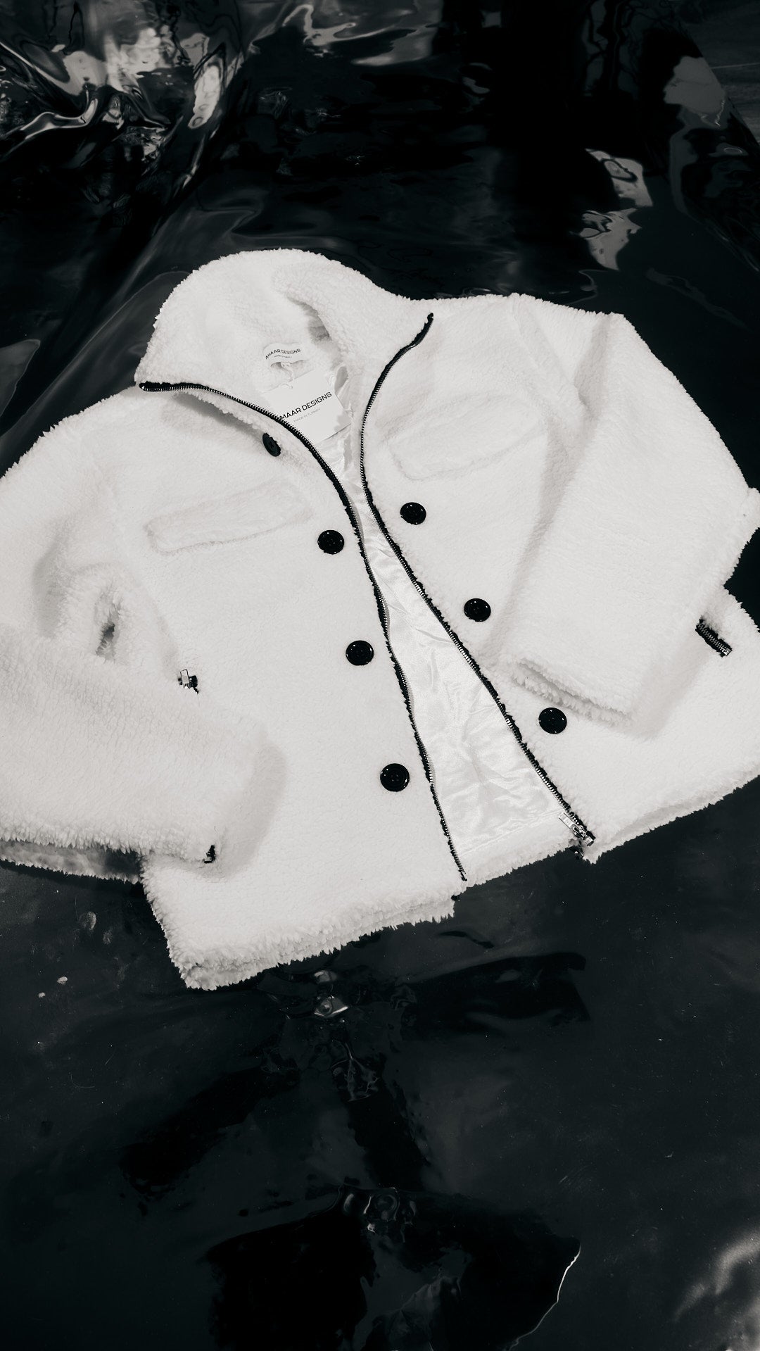 OFFWHITE SHERPA JACKET