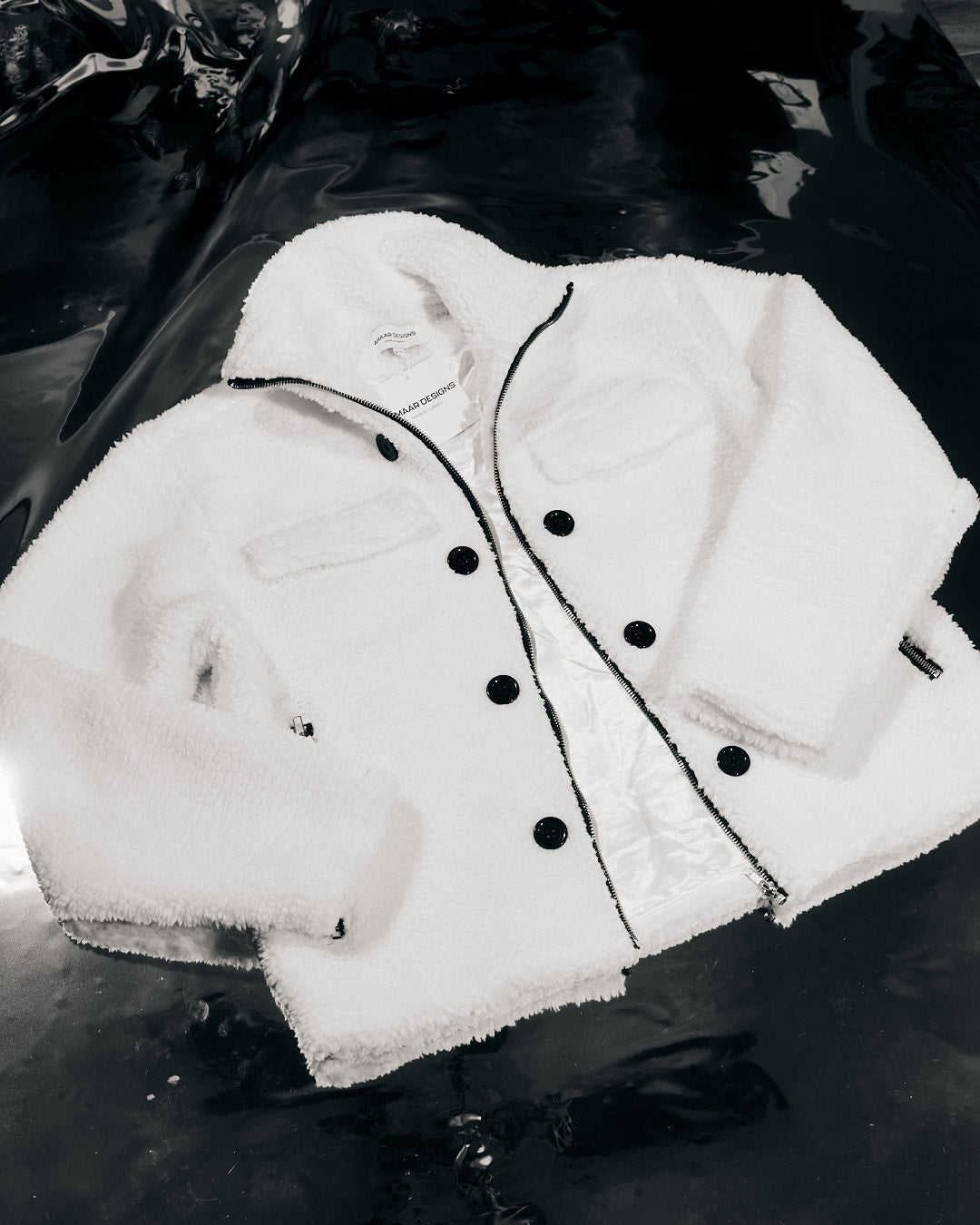 OFFWHITE SHERPA JACKET