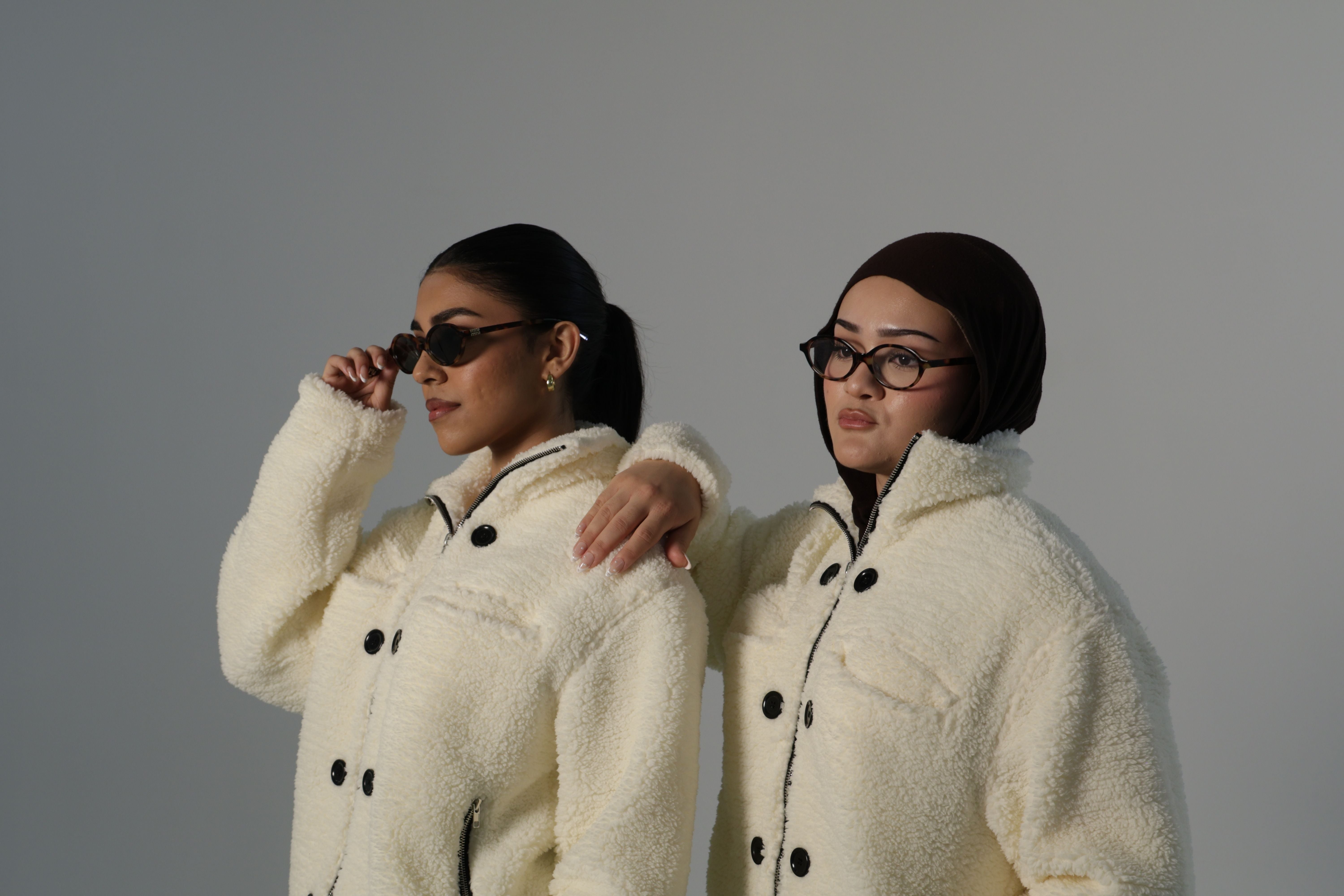 OFFWHITE SHERPA JACKET